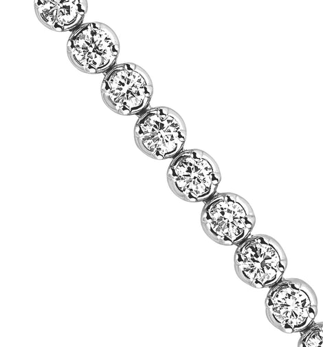 Lab-Grown Diamond Tennis Bracelet