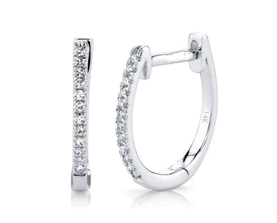 Lady's Diamond Huggie Earring