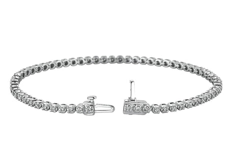 Lab-Grown Diamond Tennis Bracelet