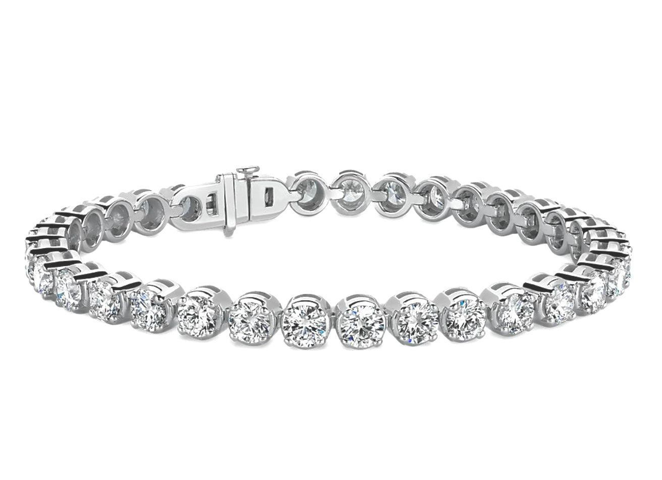 Lab-Grown Diamond Tennis Bracelet