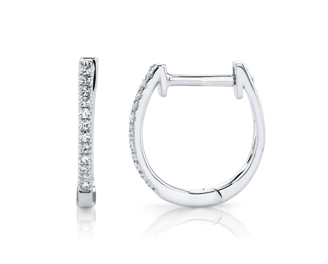 Lady's Diamond Huggie Earring