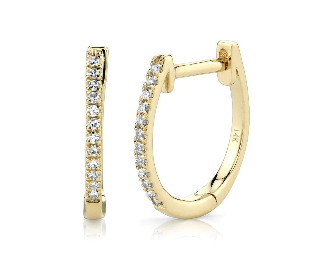Lady's Diamond Huggie Earring