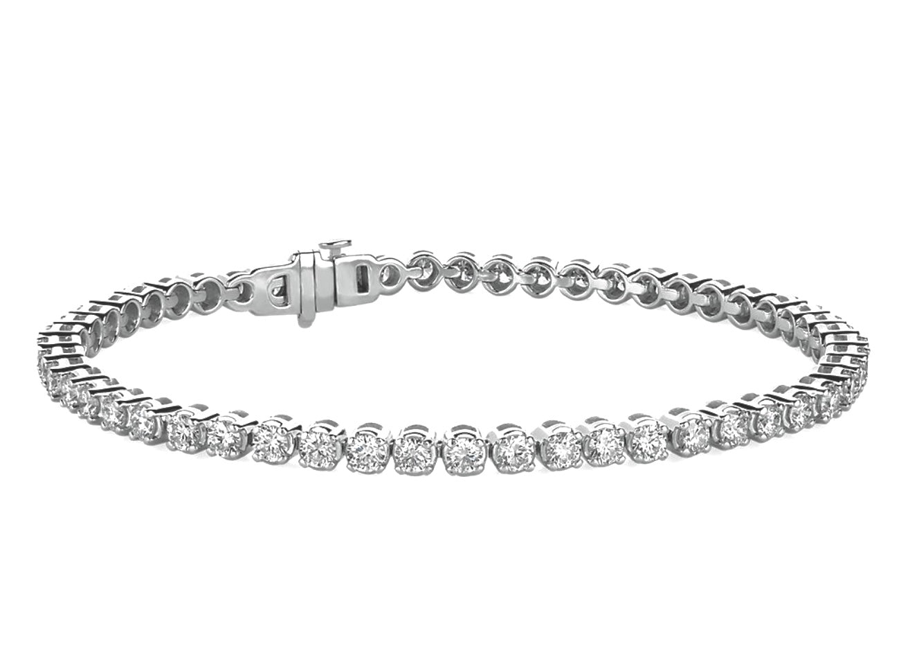 Lab-Grown Diamond Tennis Bracelet