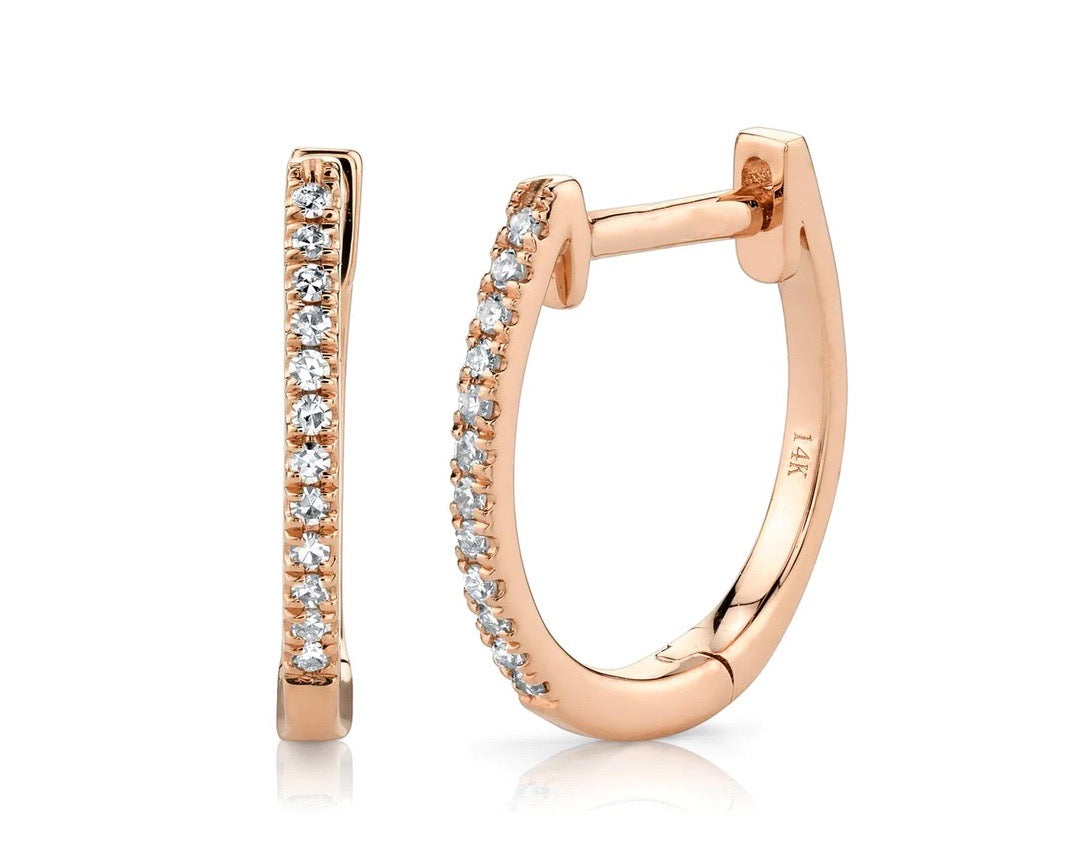 Lady's Diamond Huggie Earring