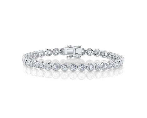 Lab Grown Diamond Bezel Tennis Bracelet