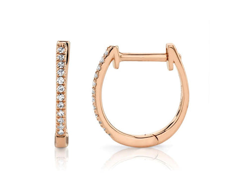 Lady's Diamond Huggie Earring