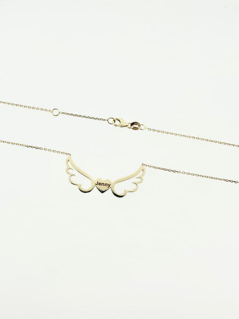 Heart of an Angel 14K Diamond Necklace