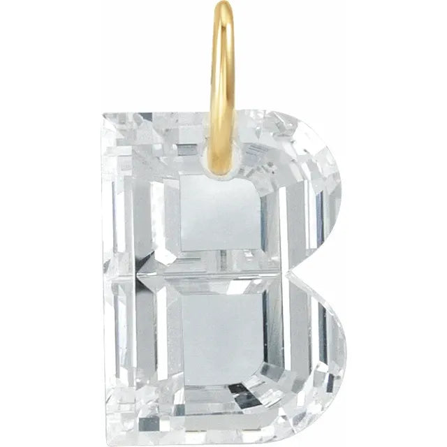 The Heirloom Lab Grown Diamond Initials - Charm Only