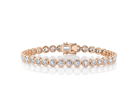 Lab Grown Diamond Bezel Tennis Bracelet