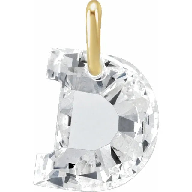 The Heirloom Lab Grown Diamond Initials - Charm Only