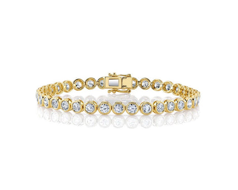 Lab Grown Diamond Bezel Tennis Bracelet