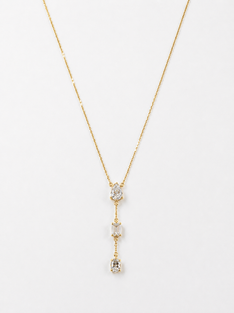 Evangeline Diamond Drop Necklace