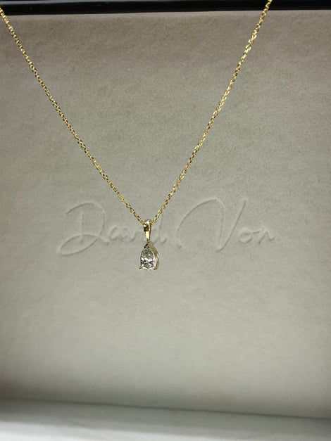 Lab-Grown Diamonds Solitaire Classic Necklace