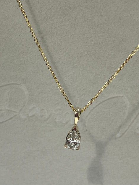 Lab-Grown Diamonds Solitaire Classic Necklace
