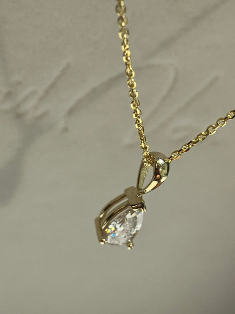 Lab-Grown Diamonds Solitaire Classic Necklace