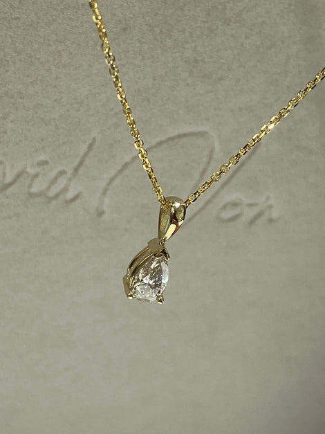 Lab-Grown Diamonds Solitaire Classic Necklace