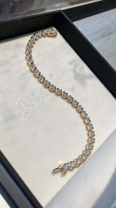 Lab-Grown Diamond Tennis Bracelet