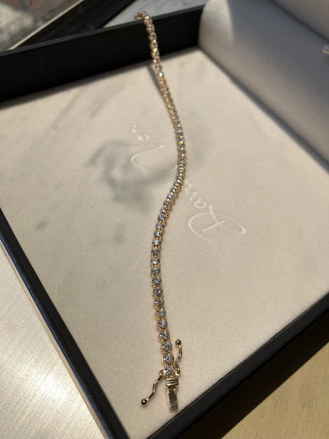 Lab-Grown Diamond Tennis Bracelet