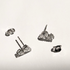 Twin Pear Shaped Lab-Grown Diamond Stud Earrings