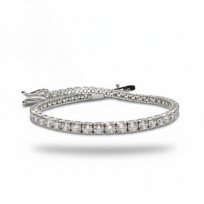 Lab-Grown Diamond Tennis Bracelet - Traditional Setting