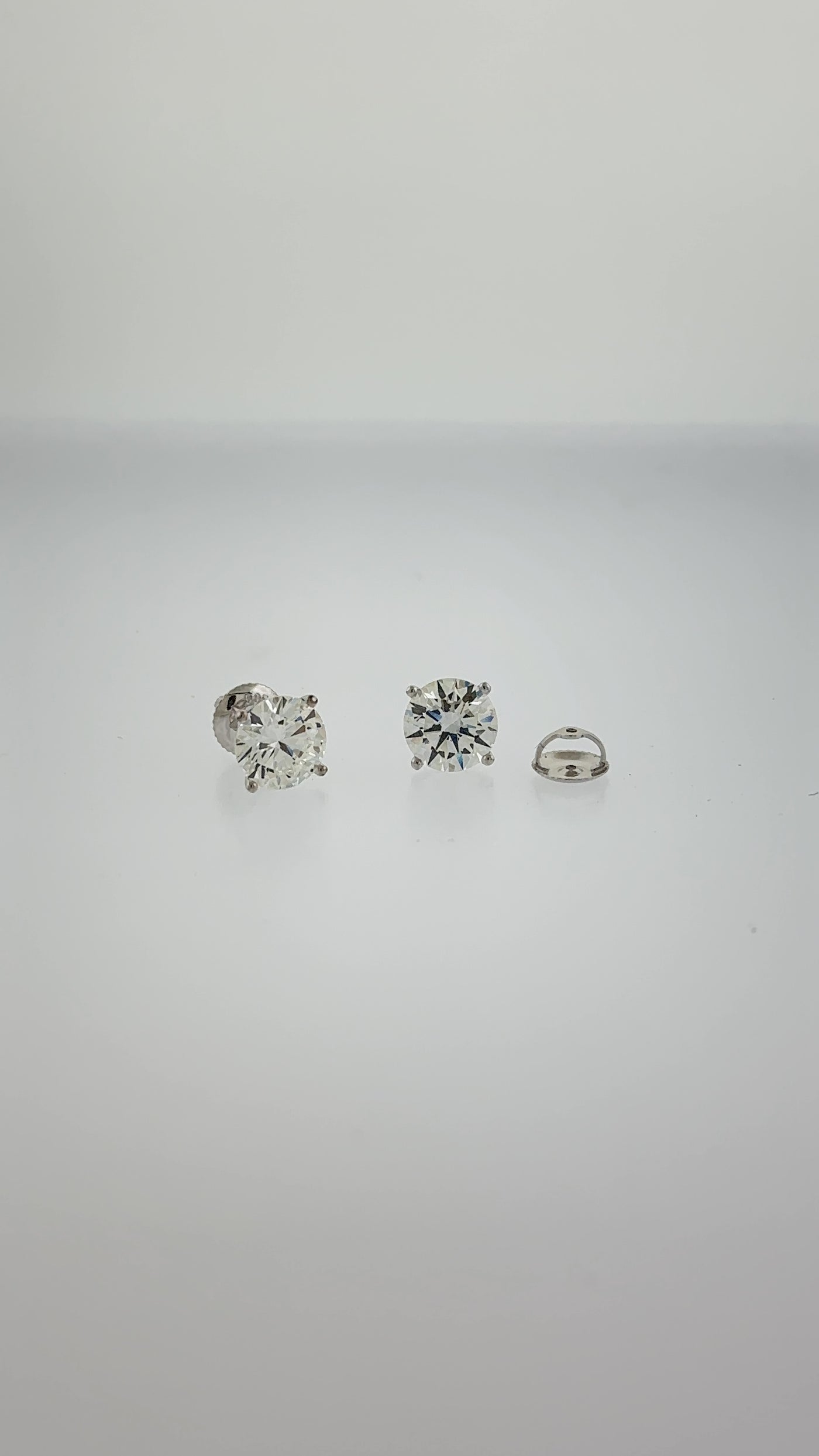 Lab-Grown Diamond Martini Stud Earrings