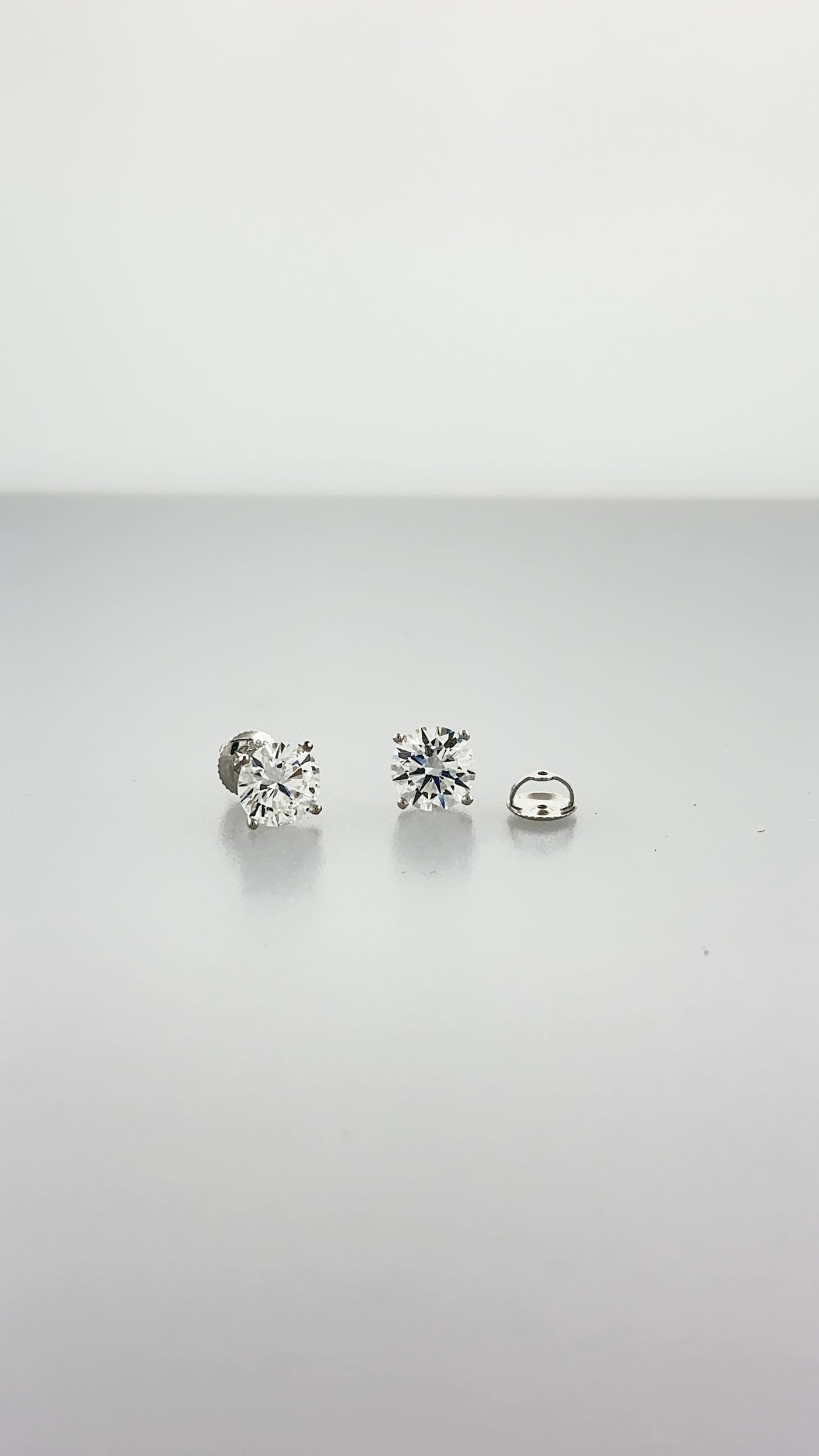 Lab-Grown Diamond Martini Stud Earrings