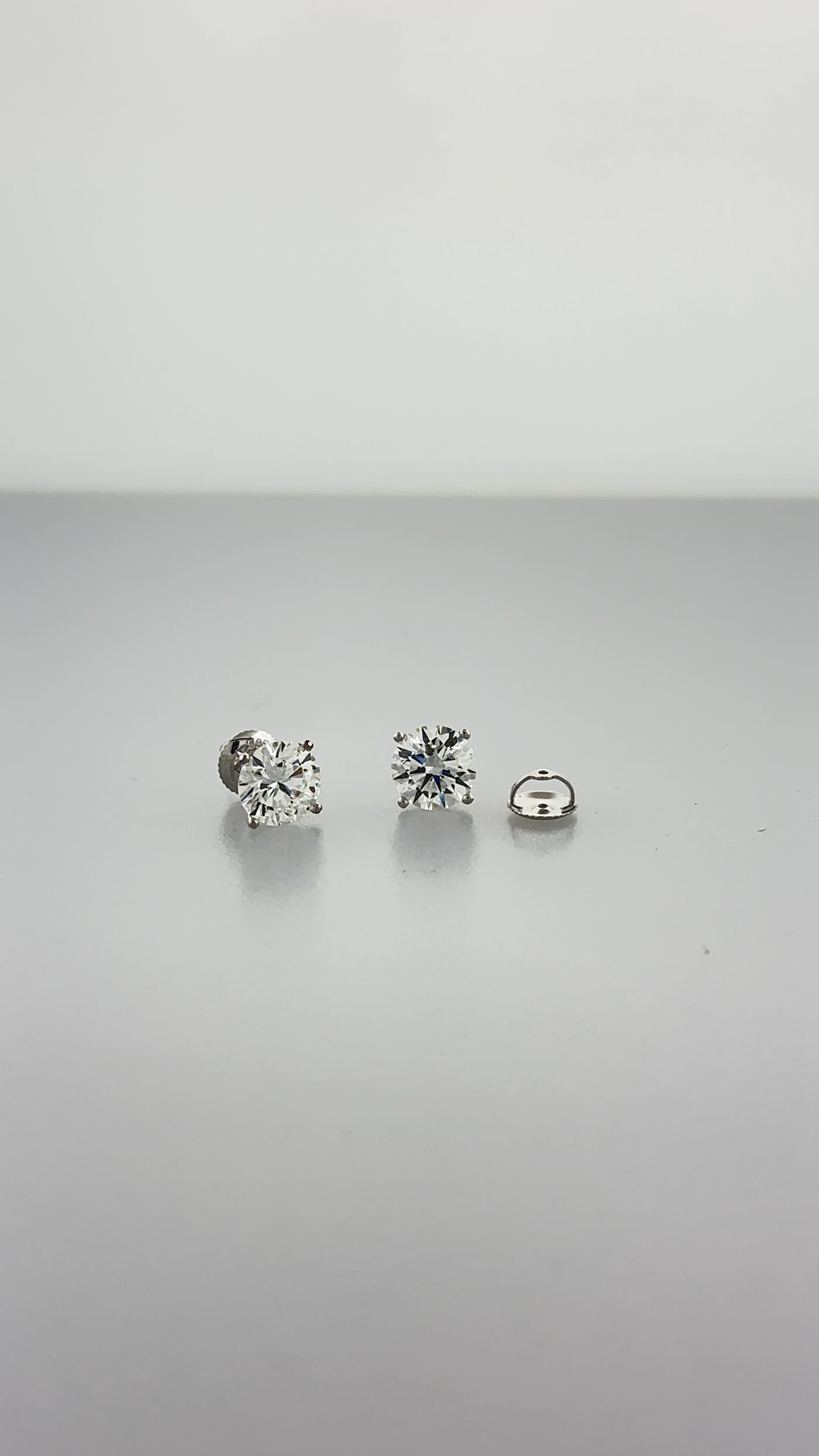Lab-Grown Diamond Martini Stud Earrings