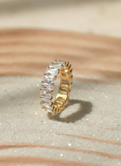 Emerald Lab Grown Diamond Eternity Band