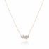 Diamond Couple's Heart Necklace 2.00 ct