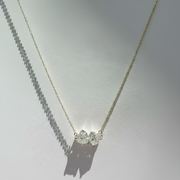 Diamond Couple's Heart Necklace 2.00 ct