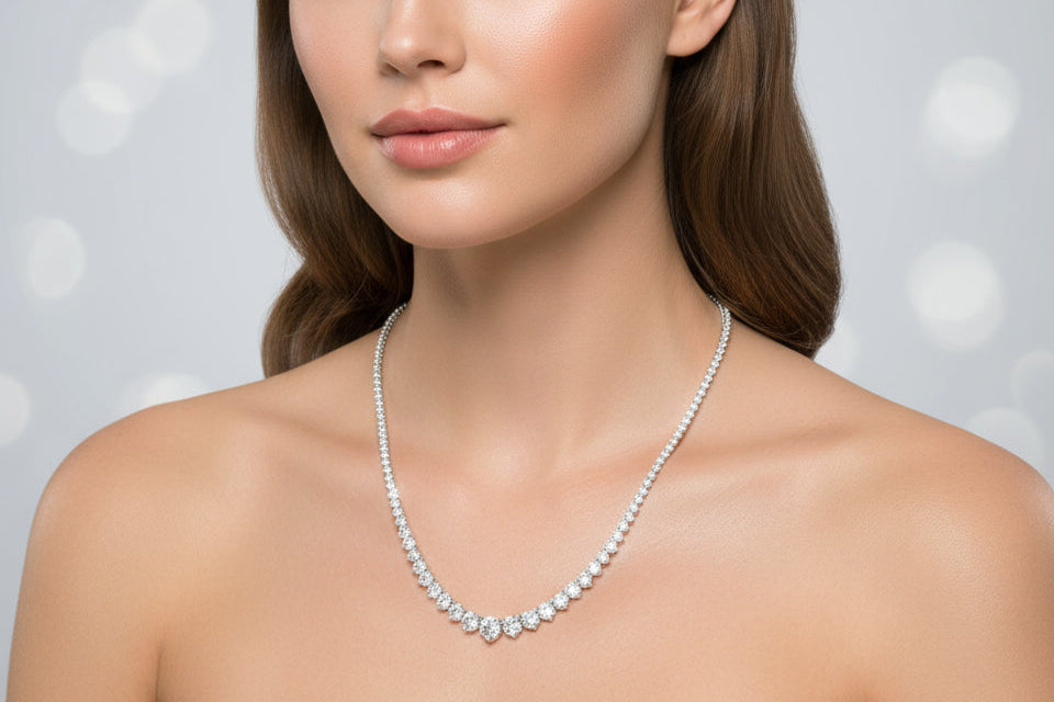 Riviera Graduated Tennis Necklace