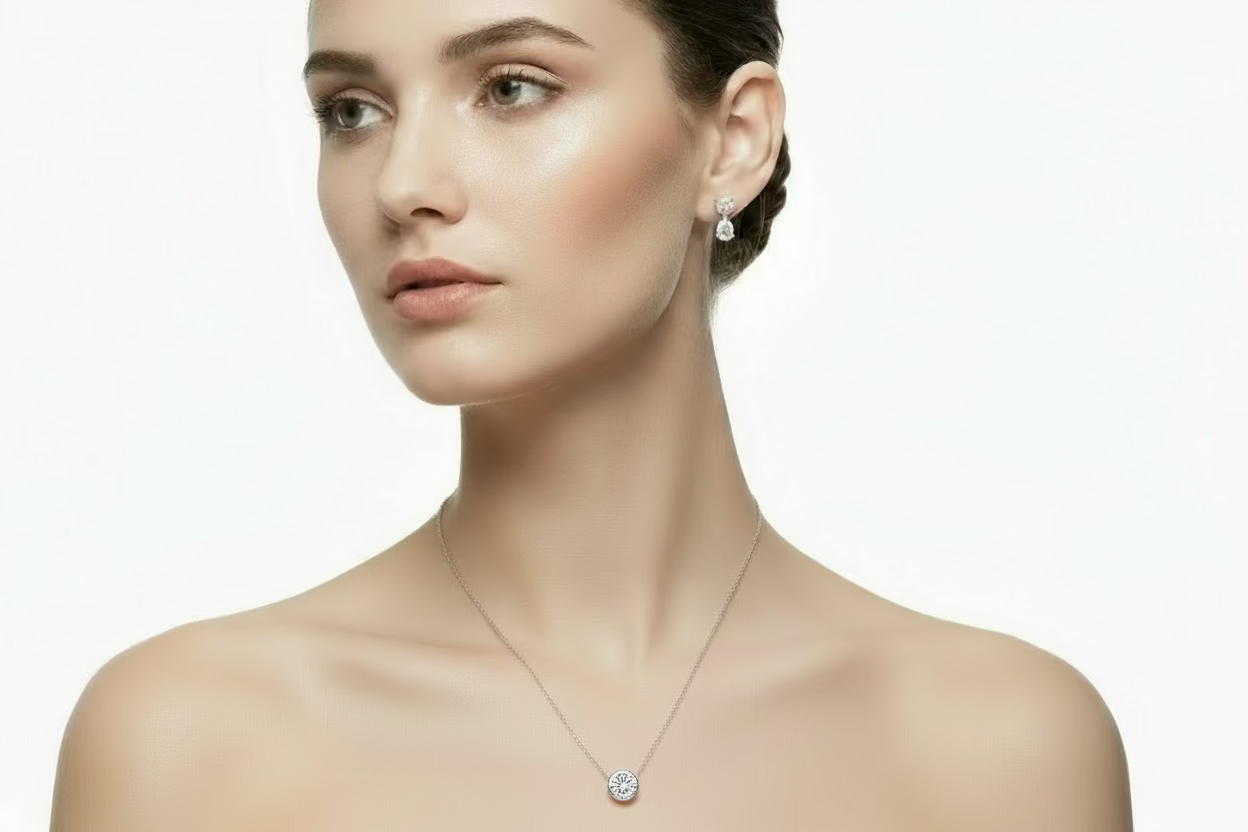 Lab-Grown Diamond Martini Stud Earrings
