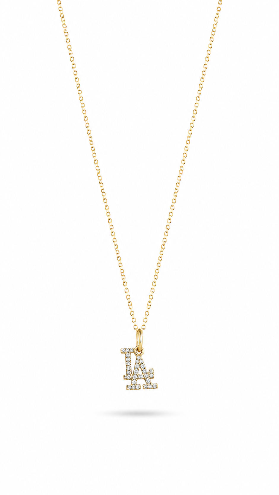Dainty Empire & Angels Diamond Necklace