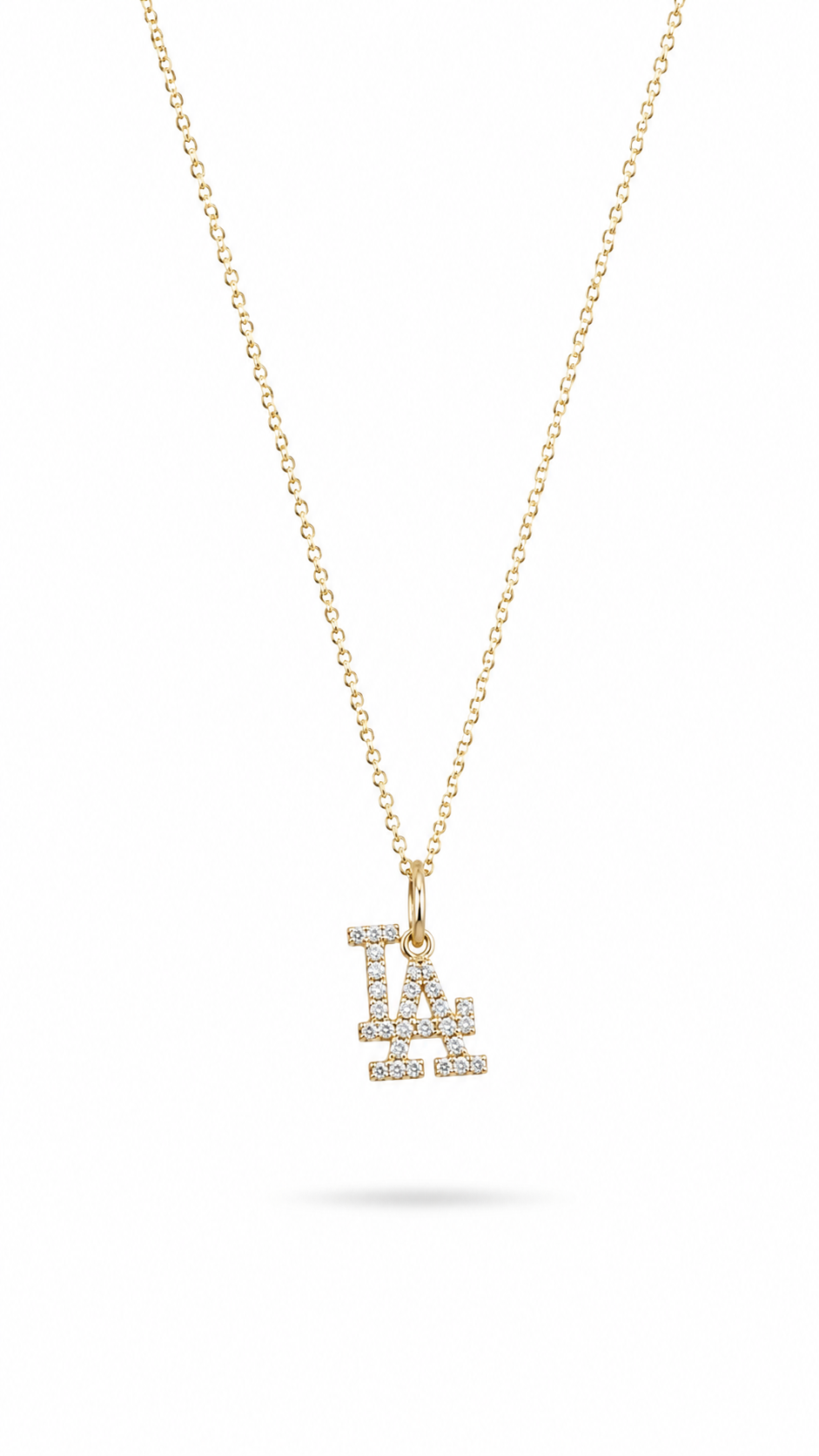 Dainty Empire & Angels Diamond Necklace