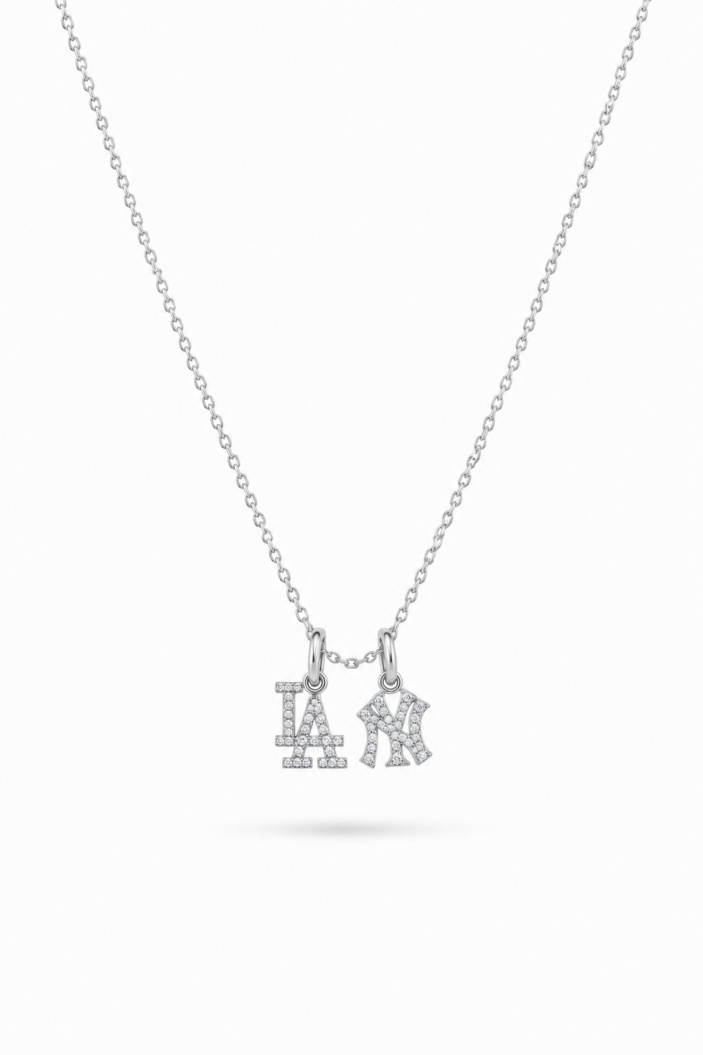 Dainty Empire & Angels Diamond Necklace