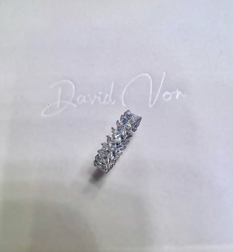 Marquise Lab Grown Diamond Eternity Band Ring