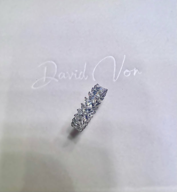Marquise Lab Grown Diamond Eternity Band Ring