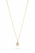 Dainty Empire & Angels Diamond Necklace