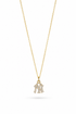 Dainty Empire & Angels Diamond Necklace