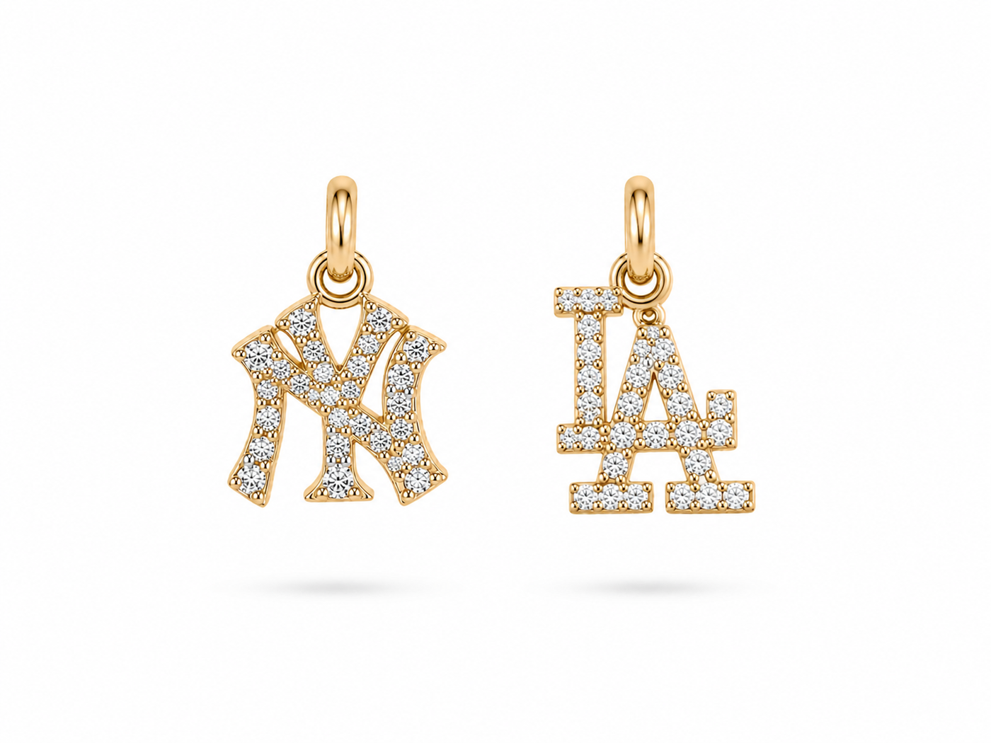 Dainty Empire & Angels Diamond Necklace
