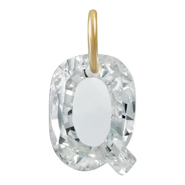 The Heirloom Lab Grown Diamond Initials - Charm Only