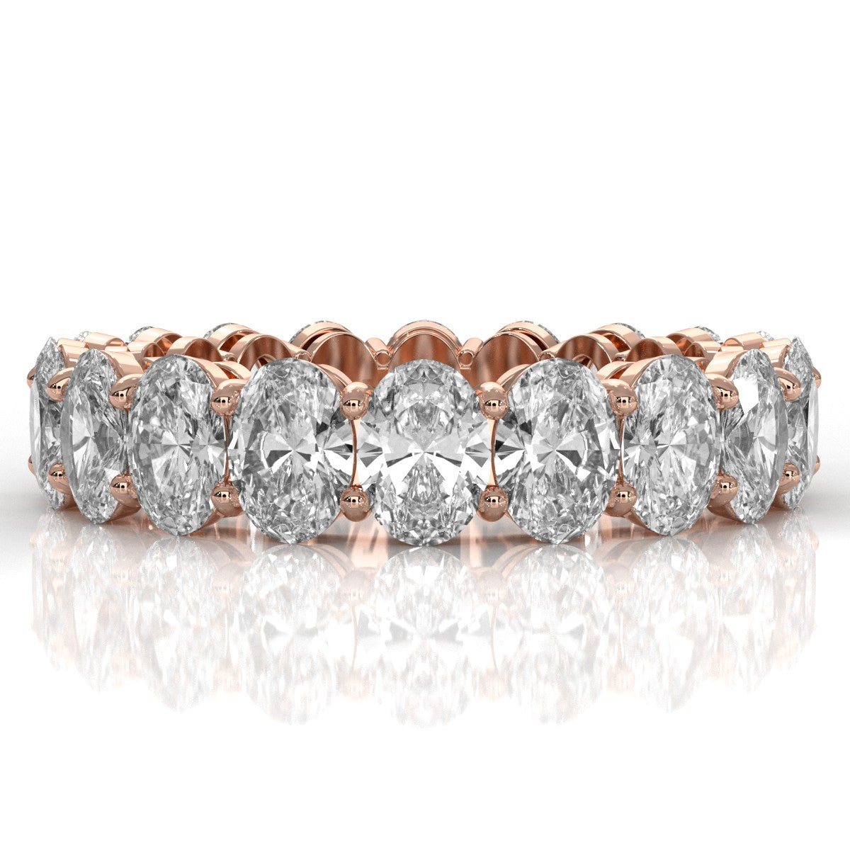 Oval Lab Grown Diamond Eternity Ring