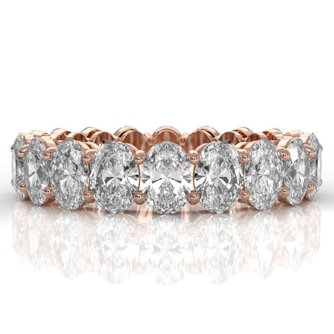 Oval Lab Grown Diamond Eternity Ring
