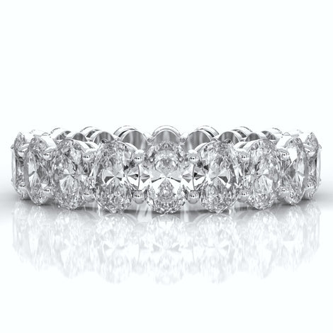 Oval Lab Grown Diamond Eternity Ring