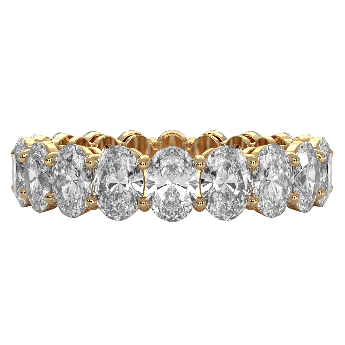 Oval Lab Grown Diamond Eternity Ring