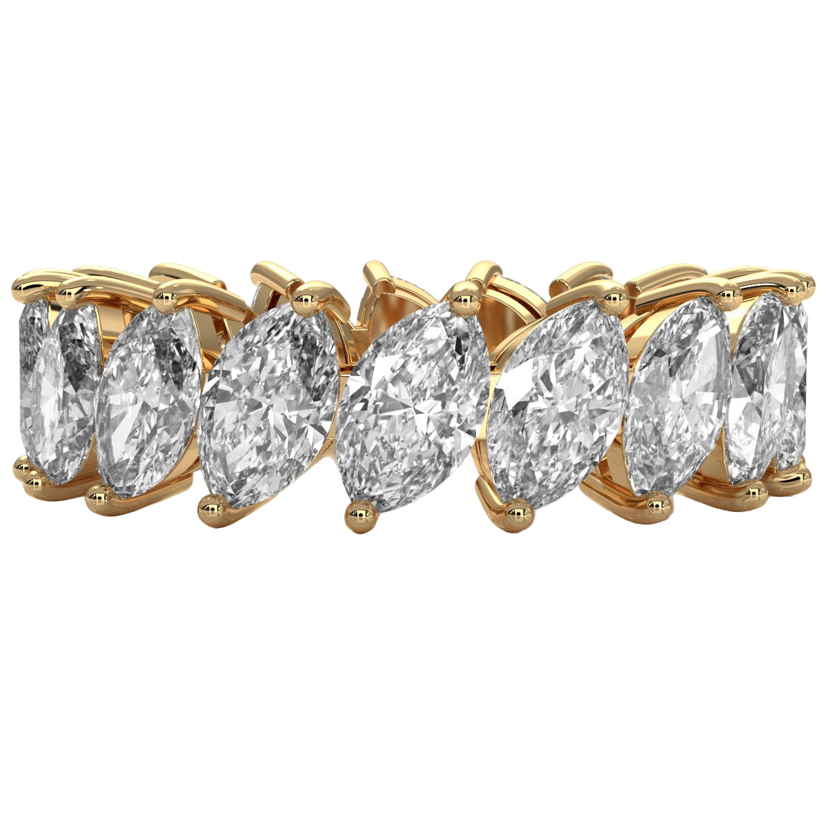 Marquise Lab Grown Diamond Eternity Band Ring