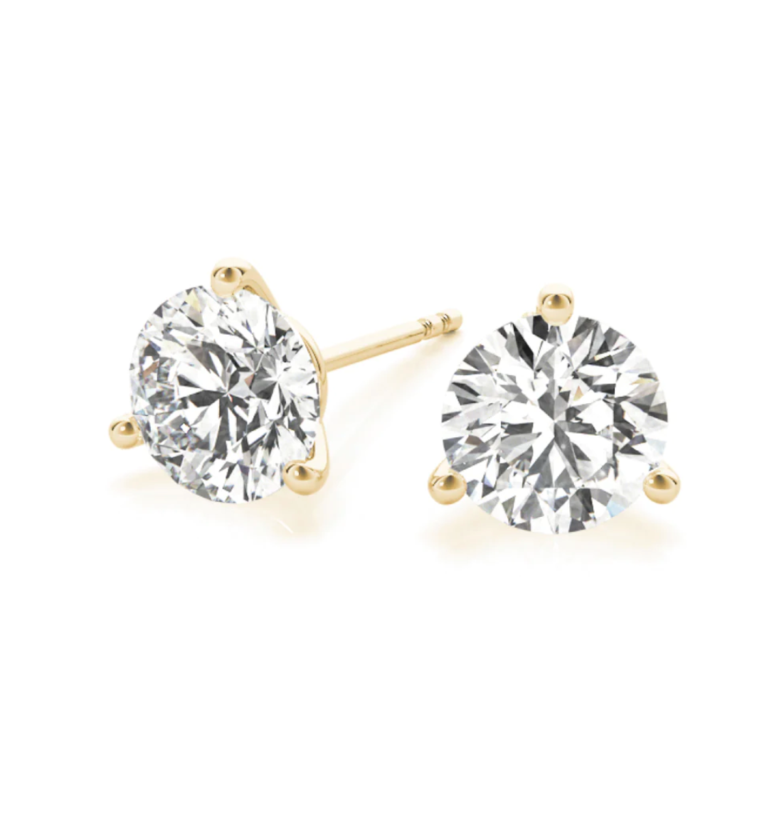 Lab-Grown Diamond Martini Stud Earrings