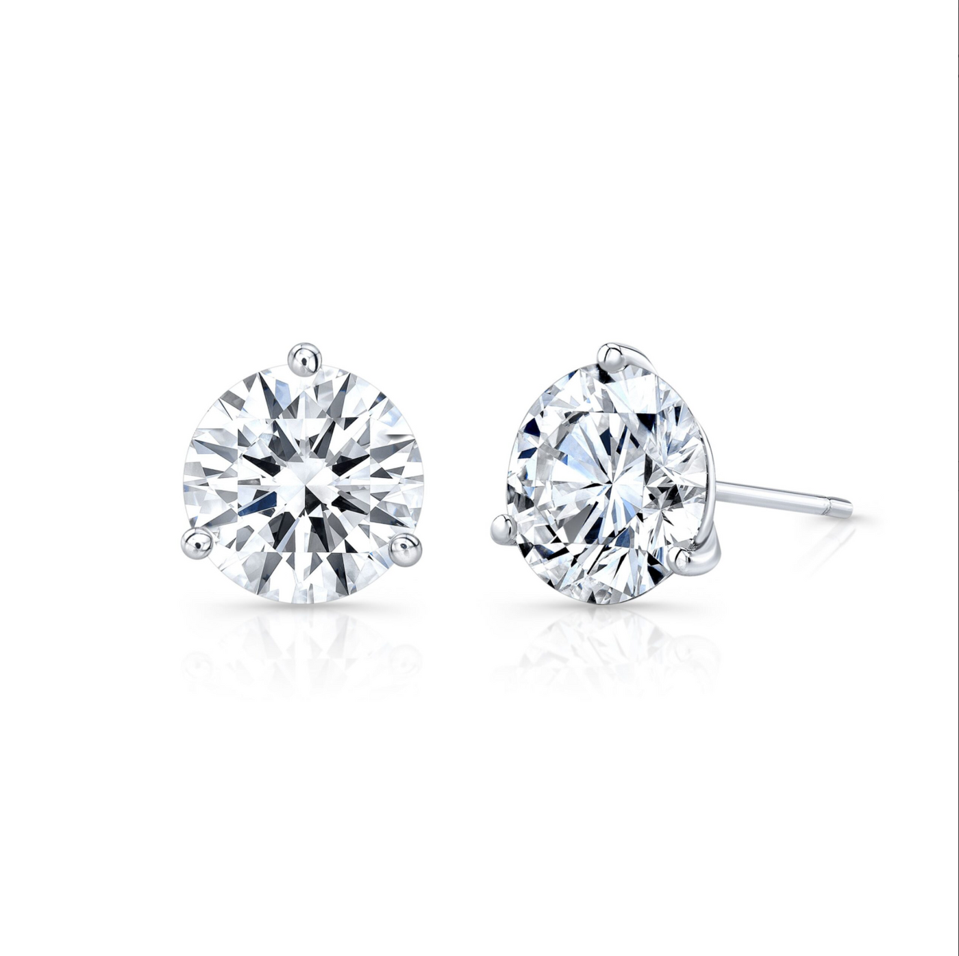 Lab-Grown Diamond Martini Stud Earrings