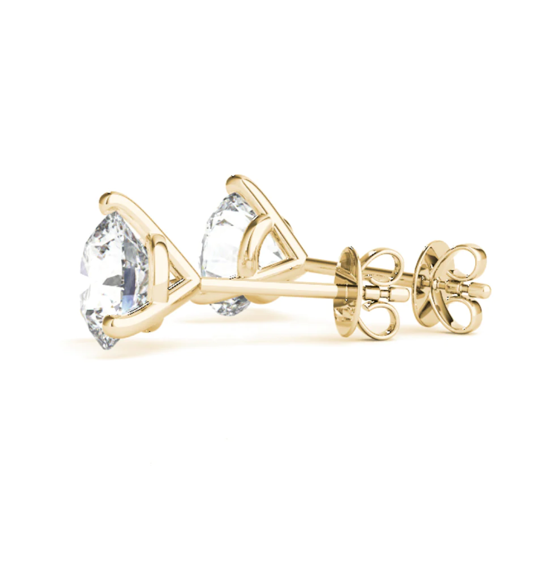 Lab-Grown Diamond Martini Stud Earrings