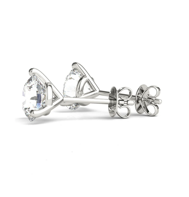 Lab-Grown Diamond Martini Stud Earrings